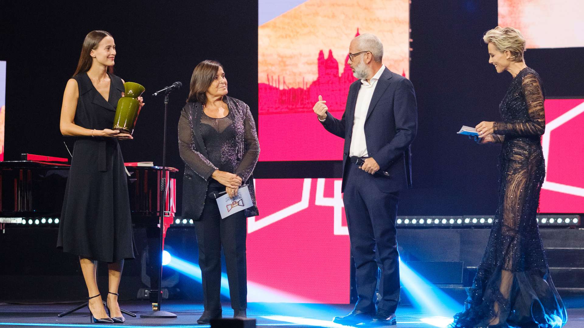 Foto della premiazione al Premio Campiello