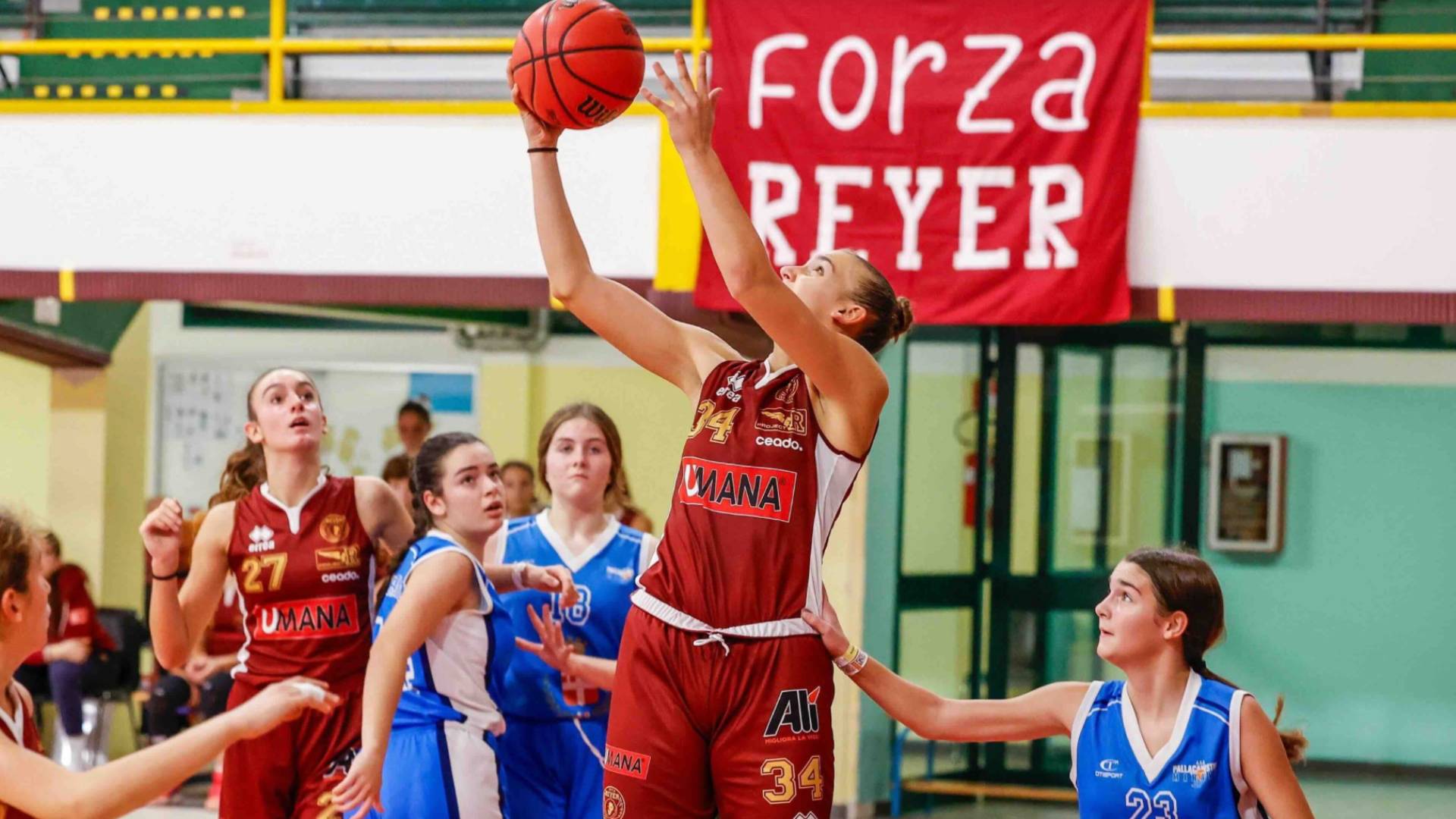 il gruppo Under 19 femminile dell'Umana Reyer